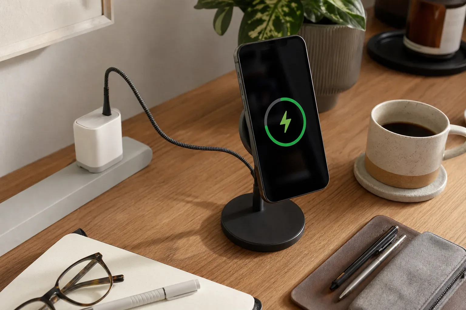 Lifestyle scene illustrating the compact usb-c chargers worth packing for travel